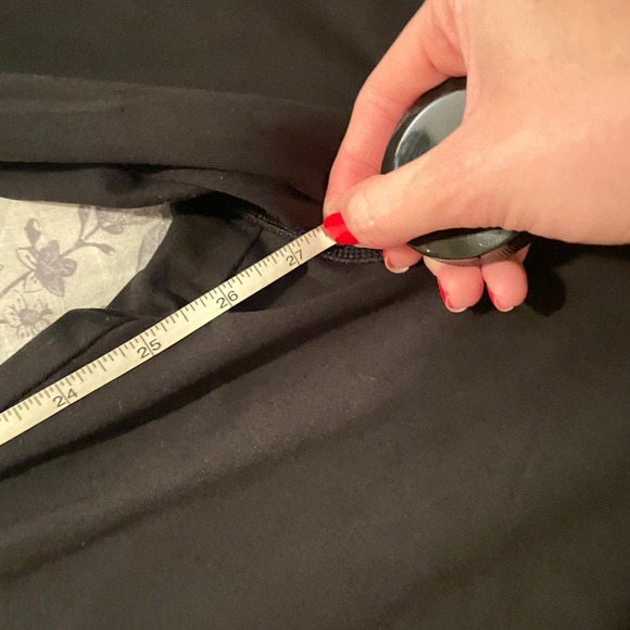 PINK Victoria's Secret Black High Waist Leggings Side Mesh Panel Size Large - Picture 8 of 10